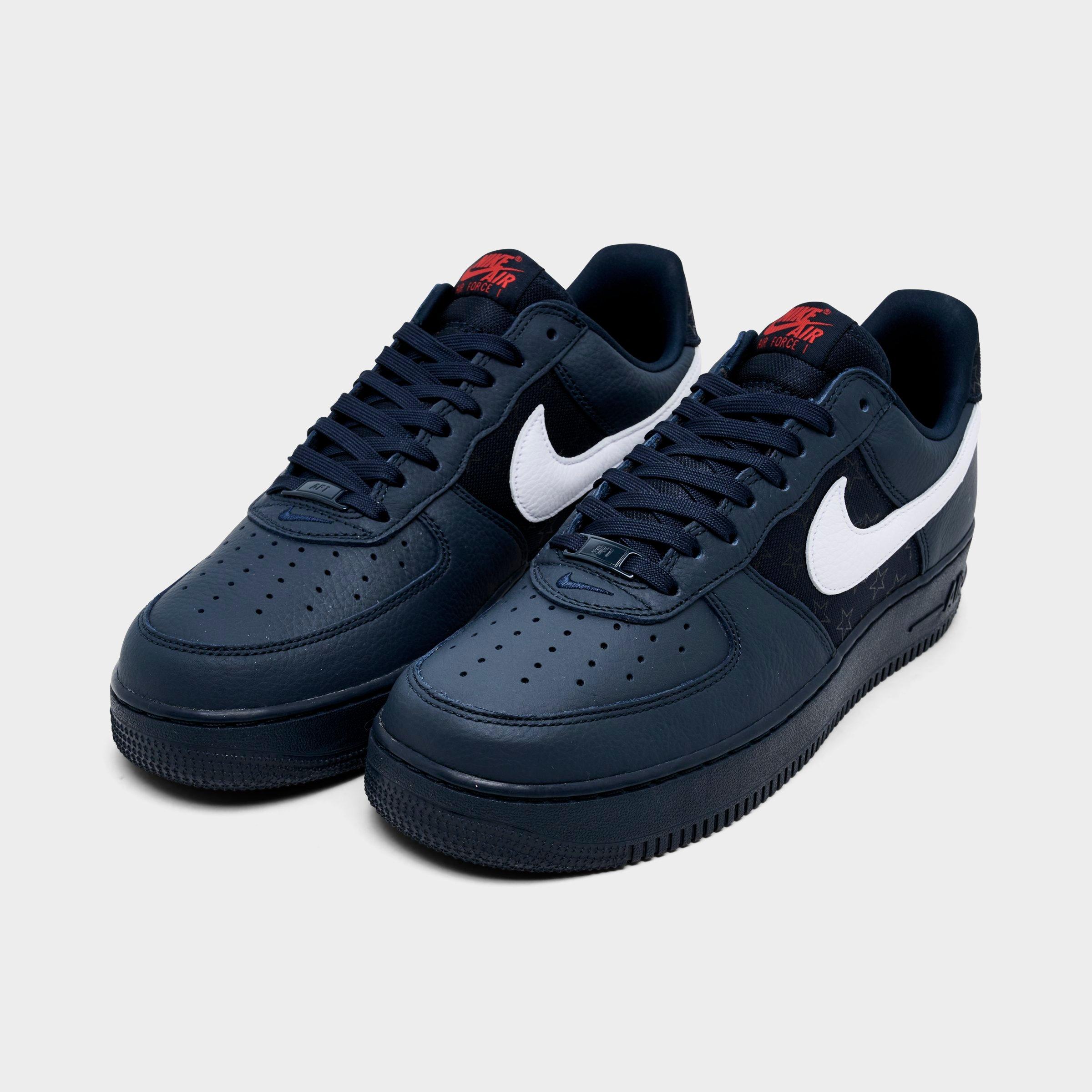 Men's Nithtke Air Force 1 Low Retro USA Casual Shoes - Multi-Color/Black/Multi-Color - Both shoes facing left