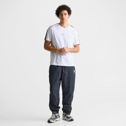 Men's Nike Sportswear Air Max Short-Sleeve Taped T-Shirt - White/Black