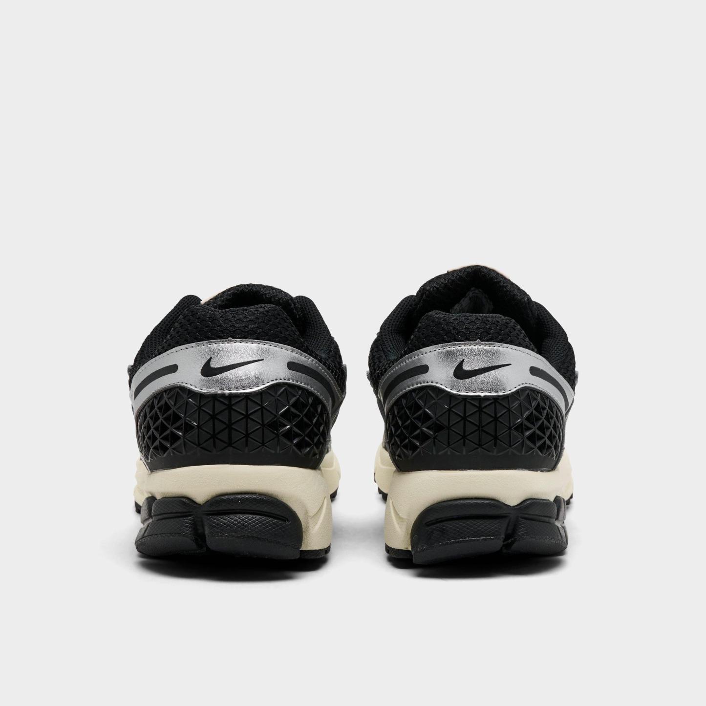 Men's Nithtke Zoom Vomero 5 Casual Shoes - Part 1 - Black/Metallic Silver/Coconut Milk/Chrome - Back view