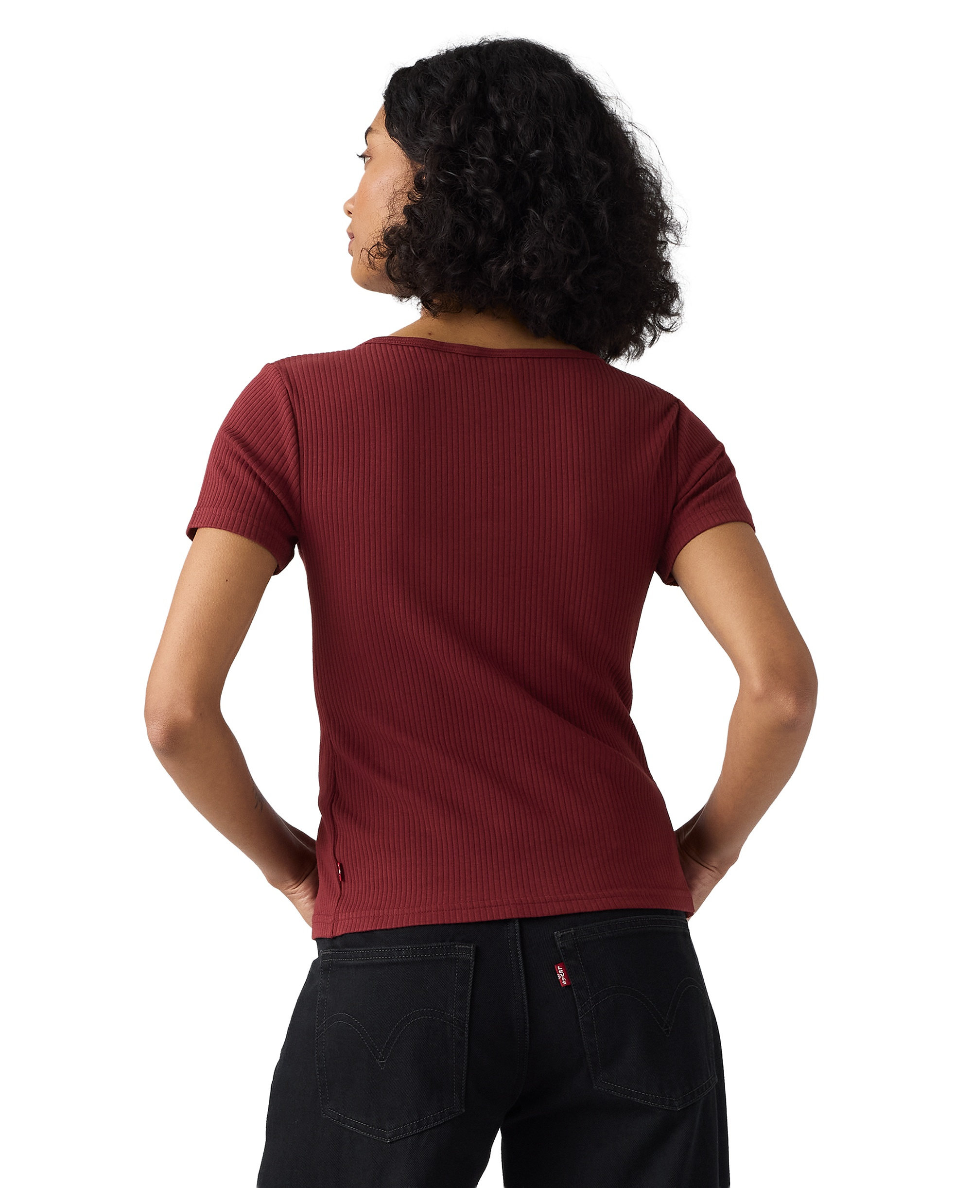 Levi's Women's Austen Button-Up Short-Sleeve Top - Warm Caber