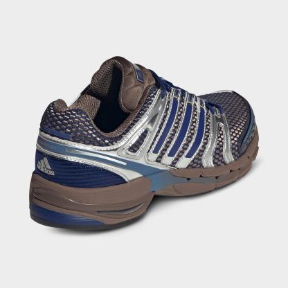 Women's adidas Adistar Control 5 Pony Print Casual Shoes - Part 3 - Earth Strata/Victory Blue/Silver Metallic - Back view