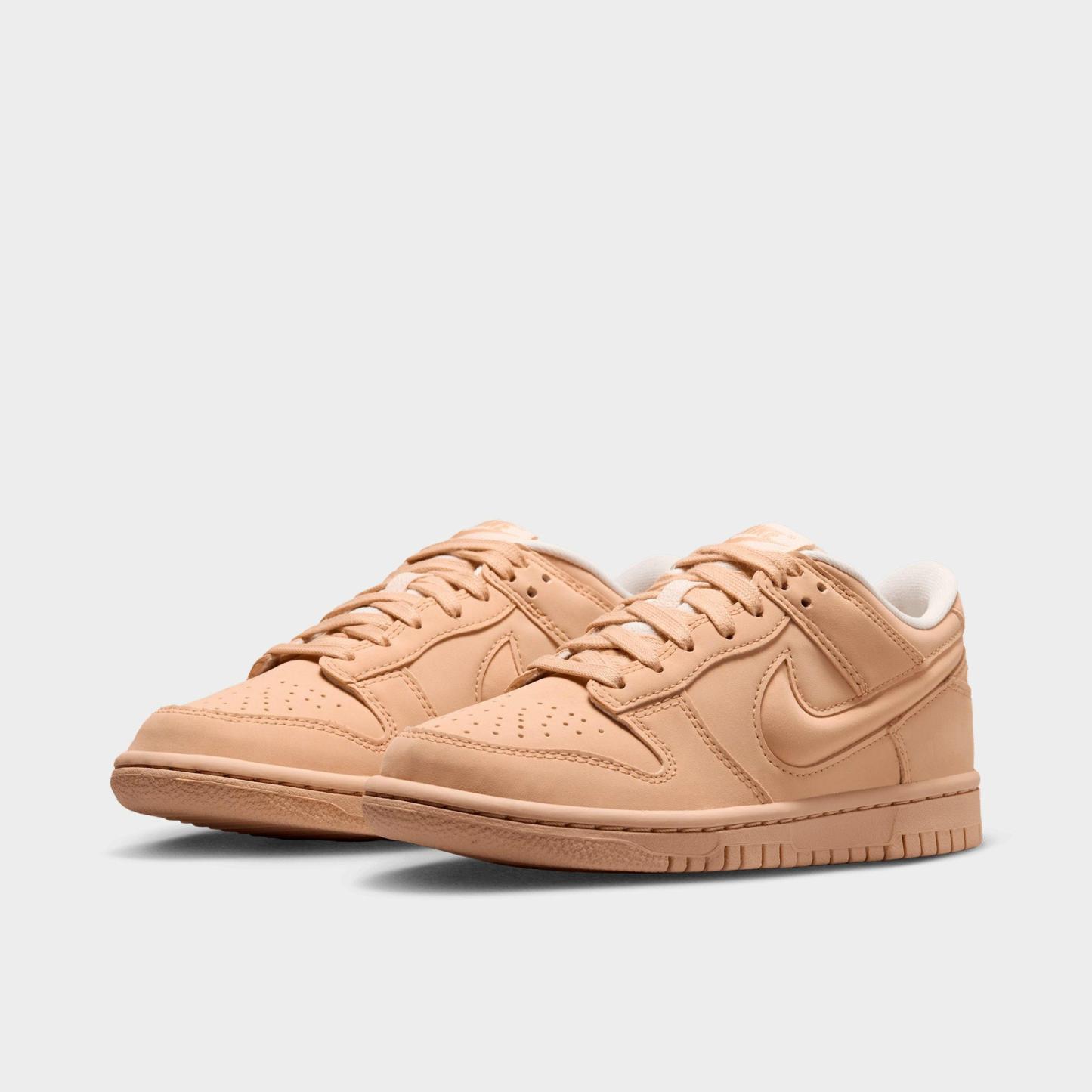 Big Kids' Nithtke Dunk Low LV8 Casual Shoes - Sesame/Pale Ivory/Sesame - Both shoes facing left