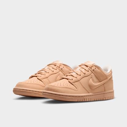 Big Kids' Nithtke Dunk Low LV8 Casual Shoes - Sesame/Pale Ivory/Sesame - Both shoes facing left