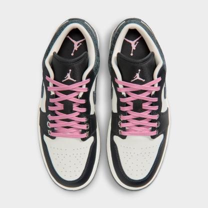 Women's Air Jordan Retro 1 Low SE Casual Shoes - Anthracite/Sail/Coconut Milk/Iced Carmine - view 5