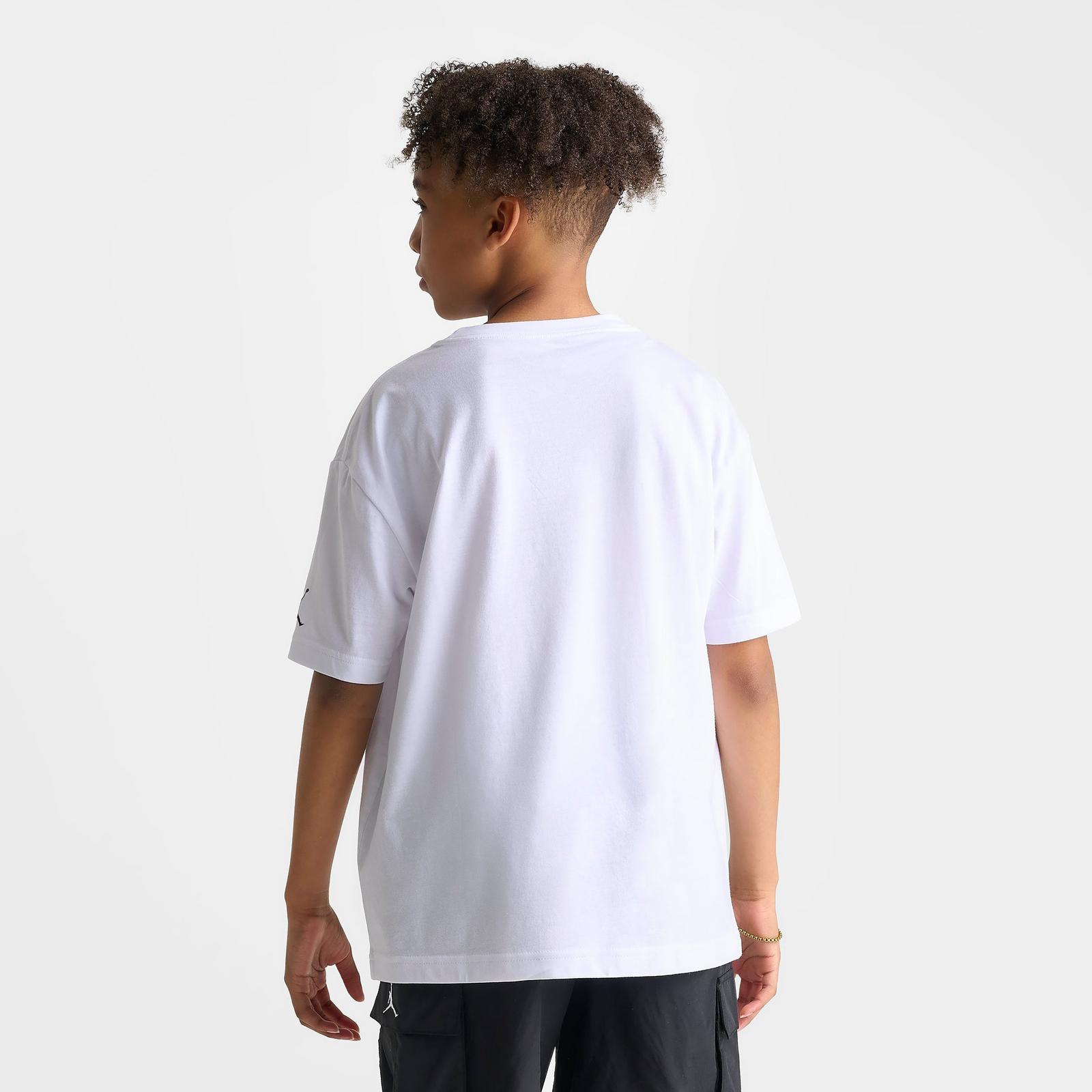 Big Kids' Jordan All Time Greatness Graphic T-Shirt - White - view 4