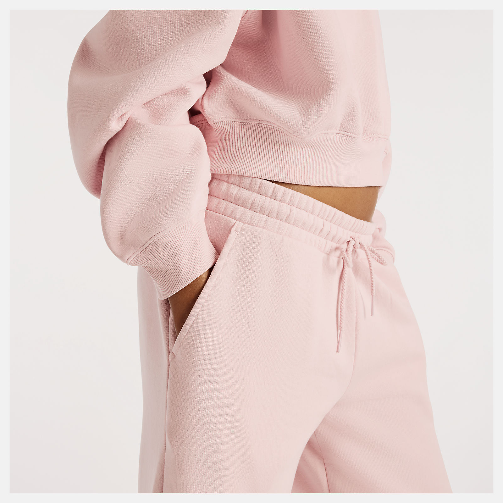 New Balance Trackside Fleece Crew, WT62T7JOPHK