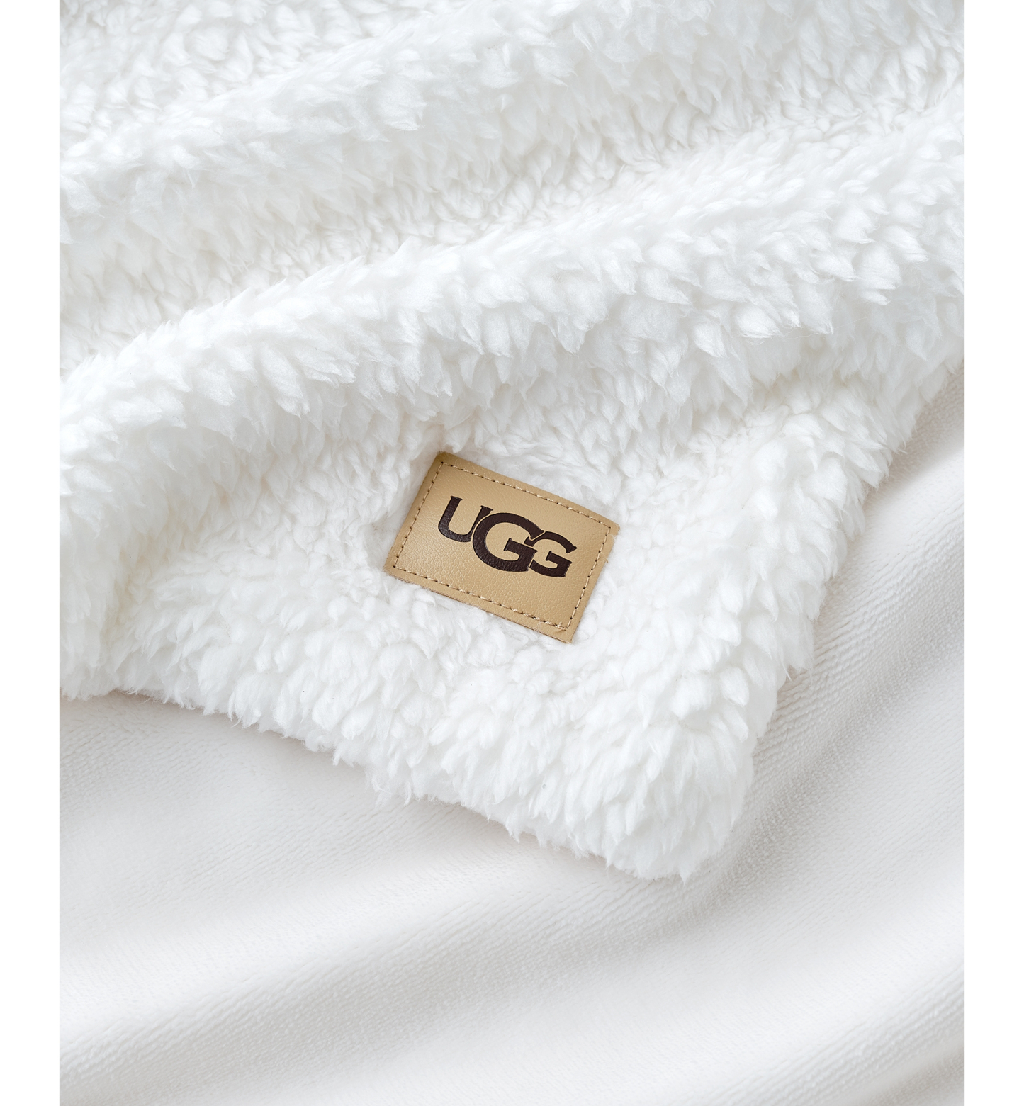 UGG® Avery Reversible Throw, 50" x 70" - Snow