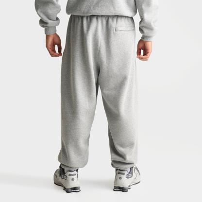 Men's Nithtke Solo Swoosh Cuffed Sweatpants - Dark Grey Heather/Sail