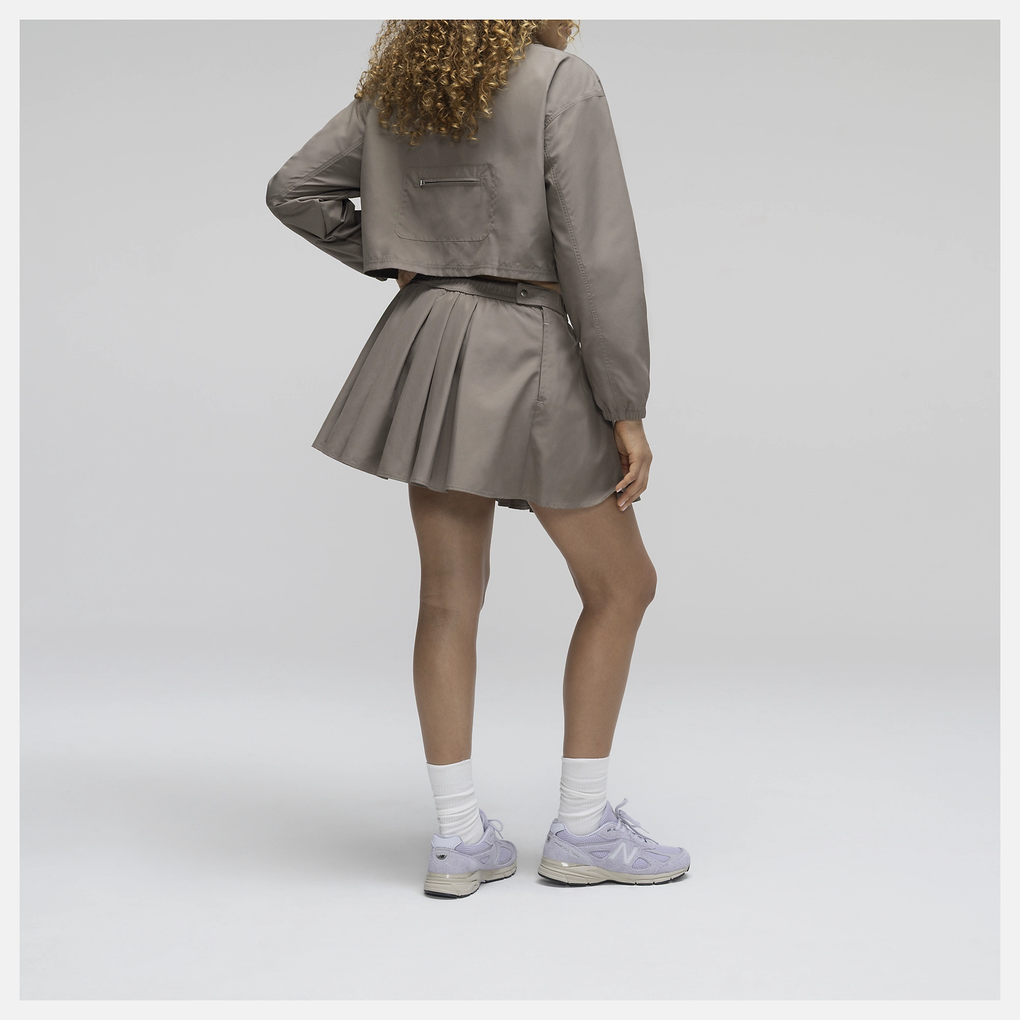 New Balance Made in USA Pleated Skirt, WB62T7K0ABQ