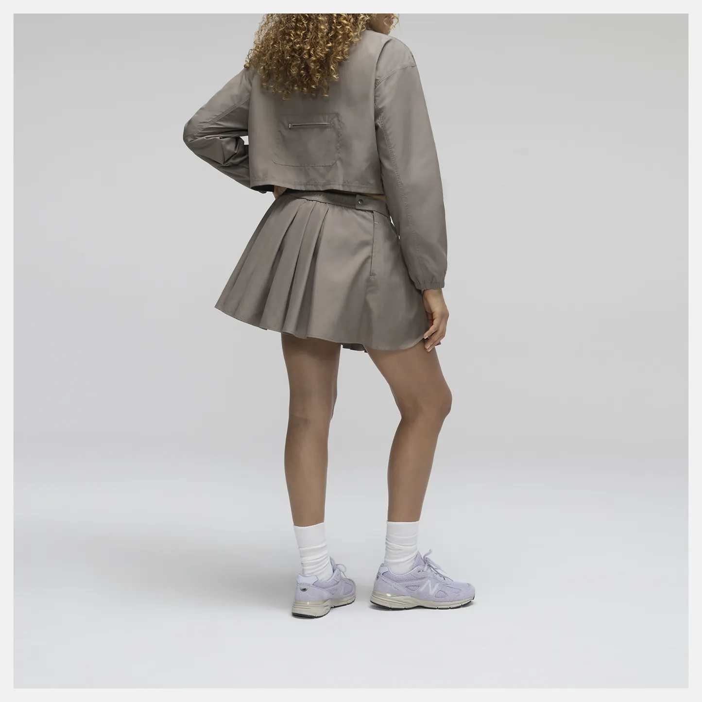 New Balance Made in USA Pleated Skirt, WB62T7K0ABQ