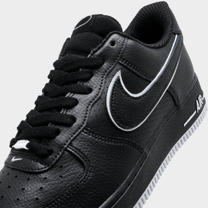 Men's Nithtke Air Force 1 '07 LV8 Casual Shoes - Part 4 - Black/White - Detail shot