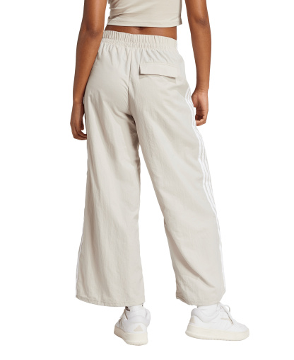 adidas Women's Three Stripe Parachute Pants - Wonder Alumina