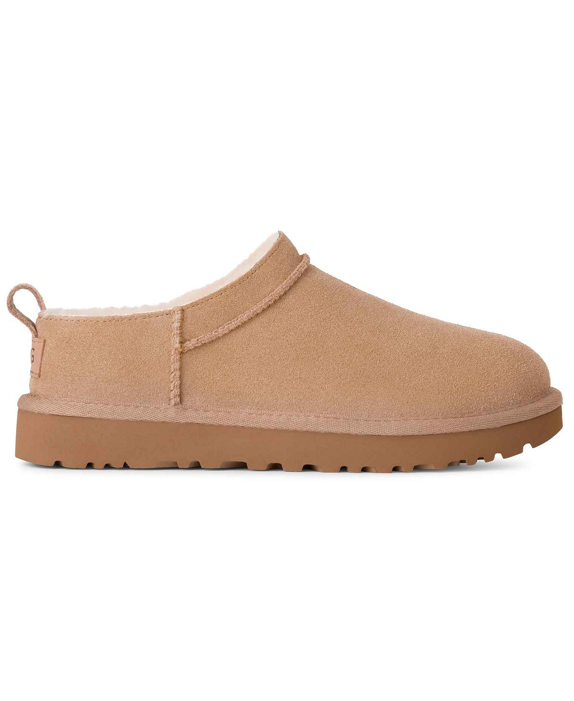 UGG® Kids' Classic Micro Slip-On Booties - Sand