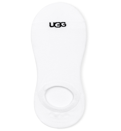 UGG Women's 3-Pack Stela No Show Socks - White