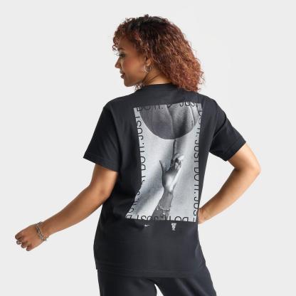 Women's Nike Short-Sleeve Basketball T-Shirt - Black