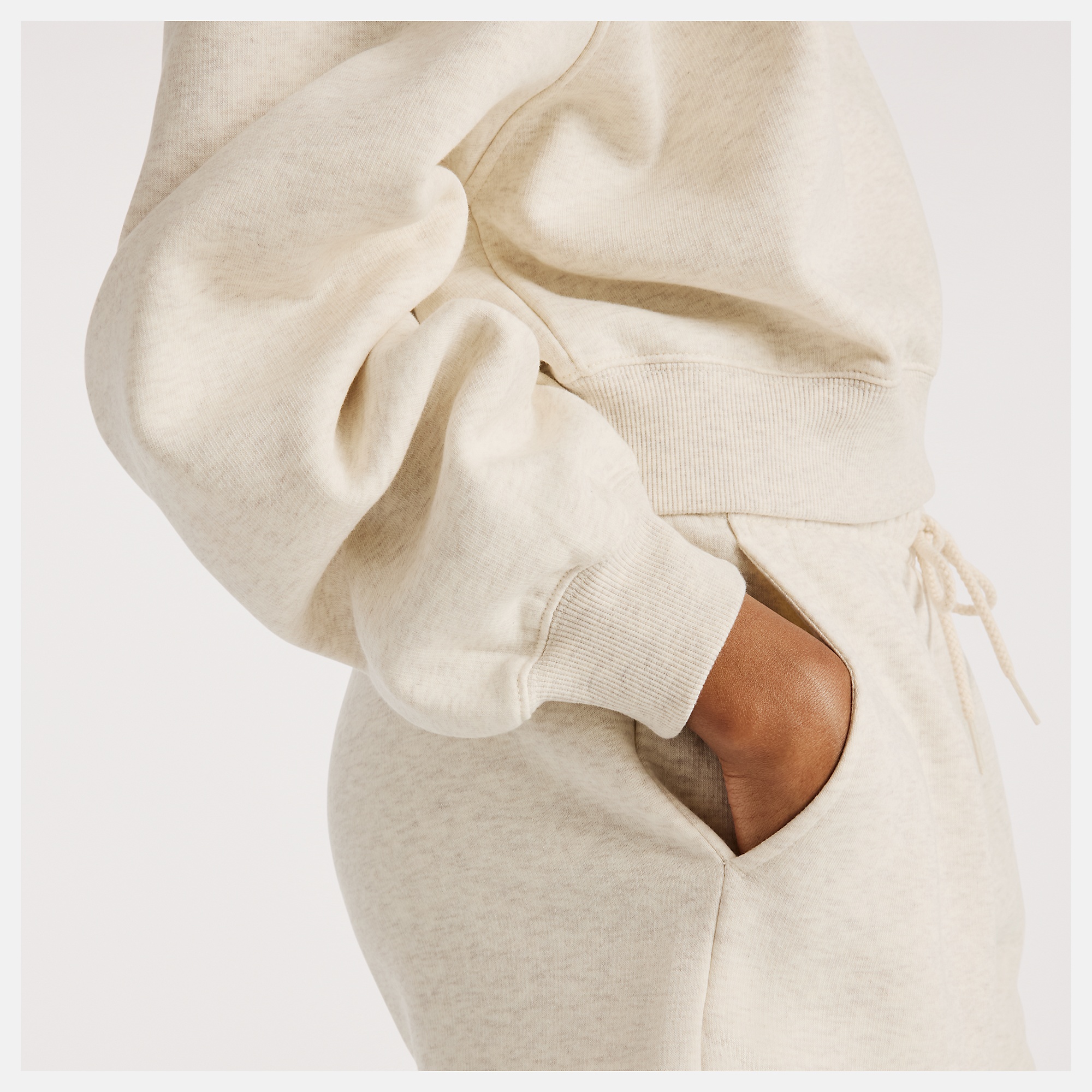 New Balance Trackside Fleece Crew, WT62T7JOLIT