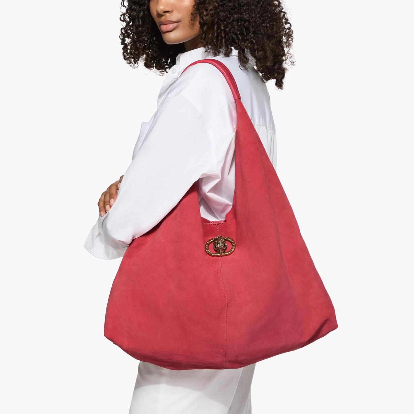 Kurt Geiger London Large Chelsea Slouch Hobo Bag - Pink - view 2