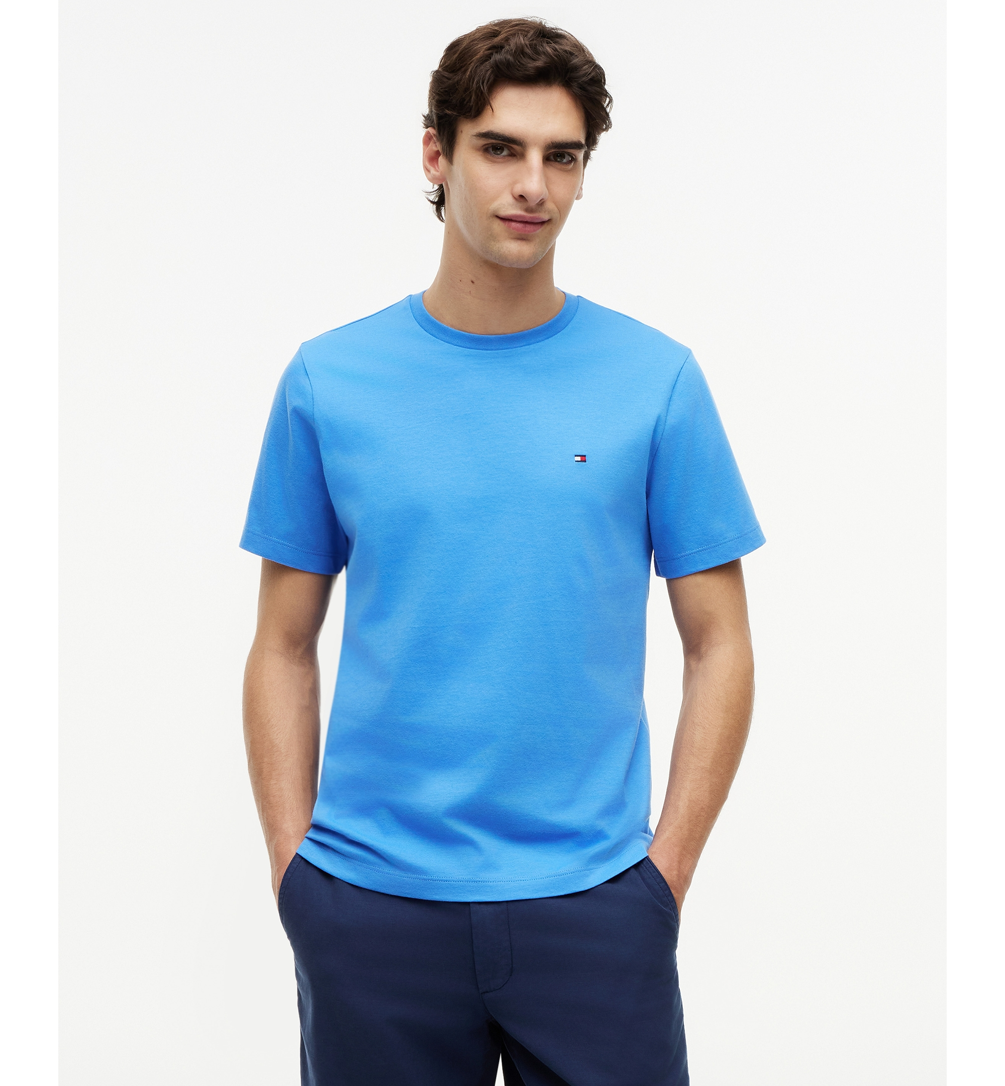 Tommy Hilfiger Men's Essential Regular-Fit T-Shirt - Blue Spell