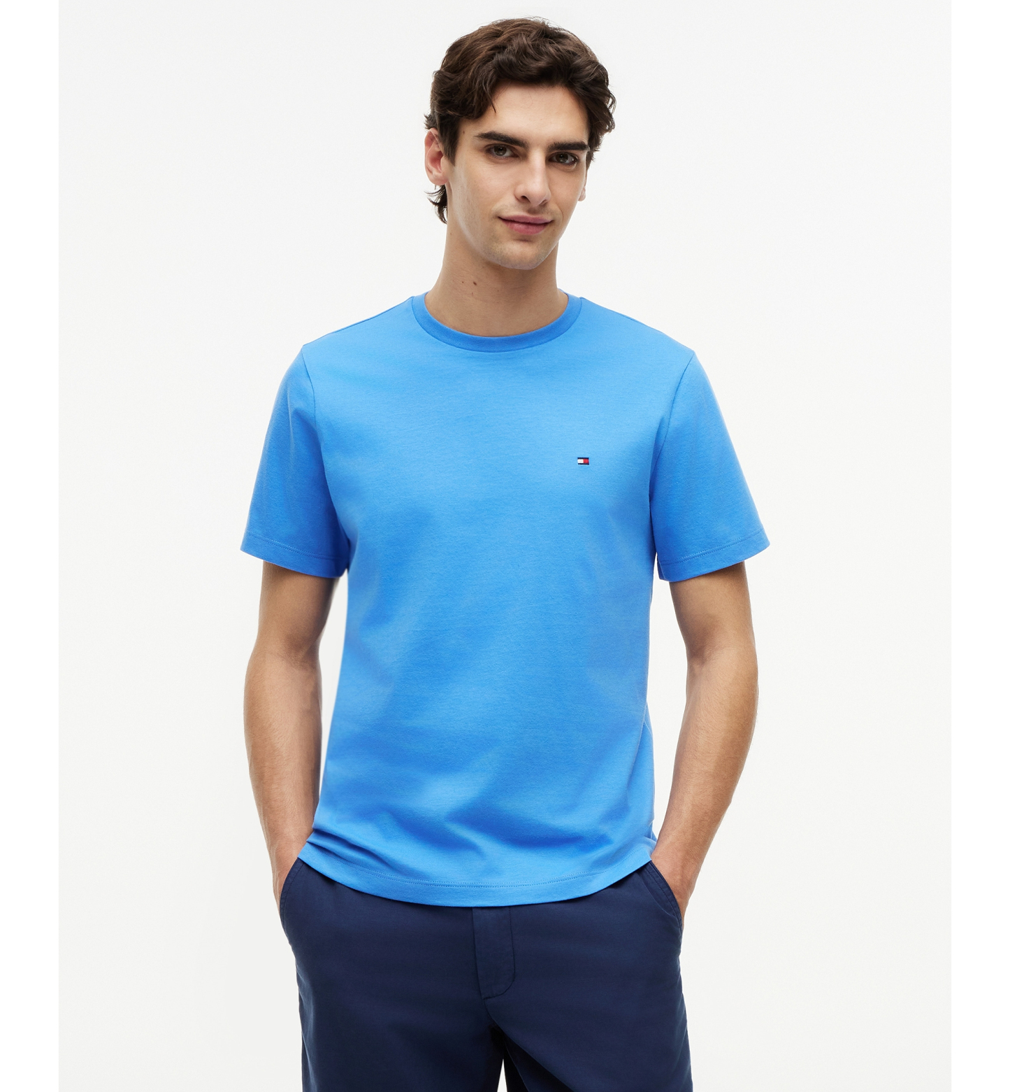 Tommy Hilfiger Men's Essential Regular-Fit T-Shirt - Blue Spell