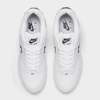 Men's Nithtke Air Max 90 Casual Shoes - Part 1 - White/Black - Top view