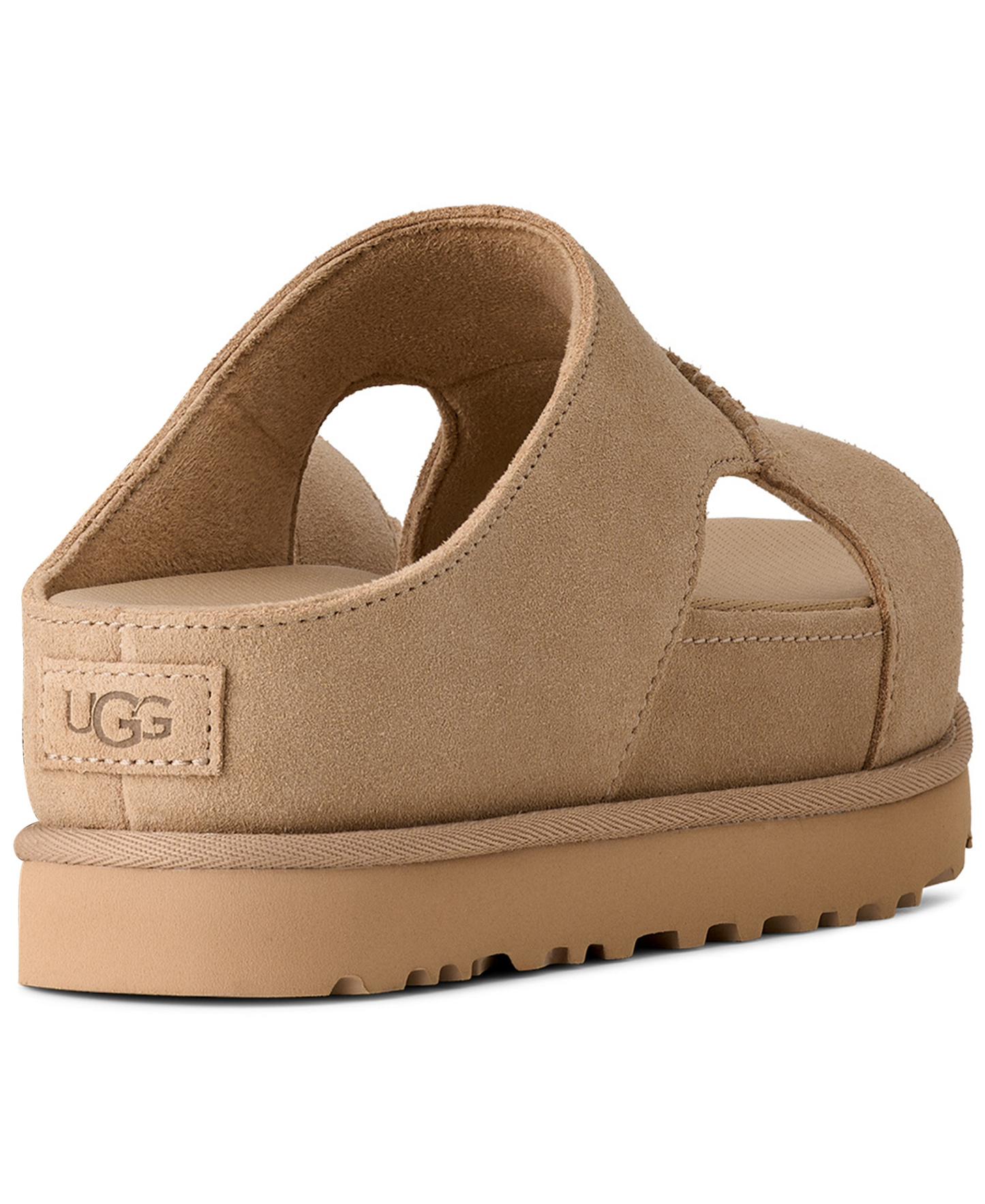 UGG® Women's Goldenstar Hi Cutout Open Toe Slide Sandals - Sand