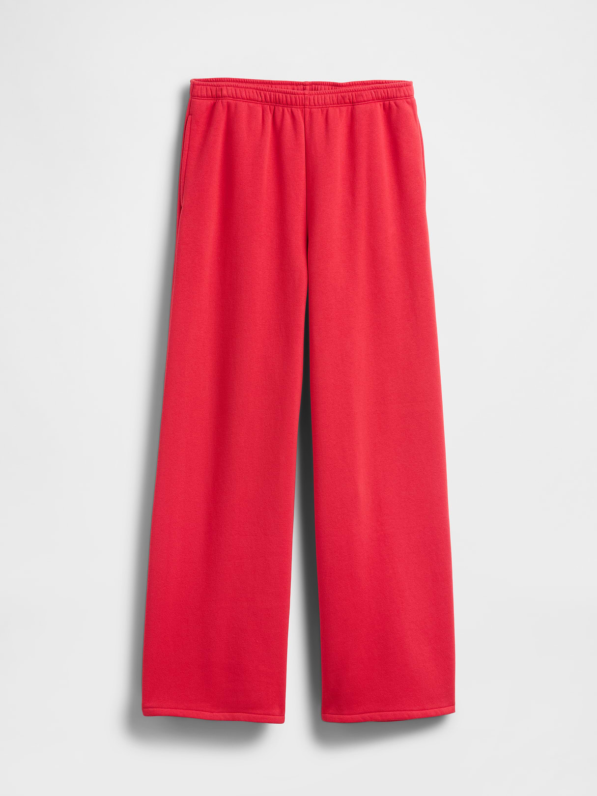 VintageSoft Baggy Sweatpants - Modern red