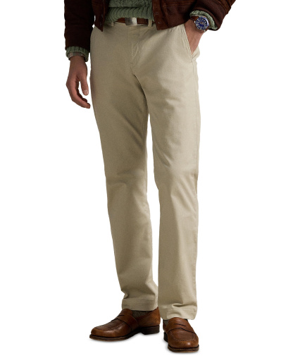 Polo Ralph Lauren Men's Straight-Fit Stretch Chino Pants - Beige