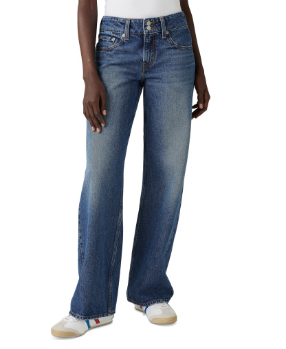 Levi's Women's Super-Low Double-Button Relaxed-Fit Denim Jean - Blended Beauty