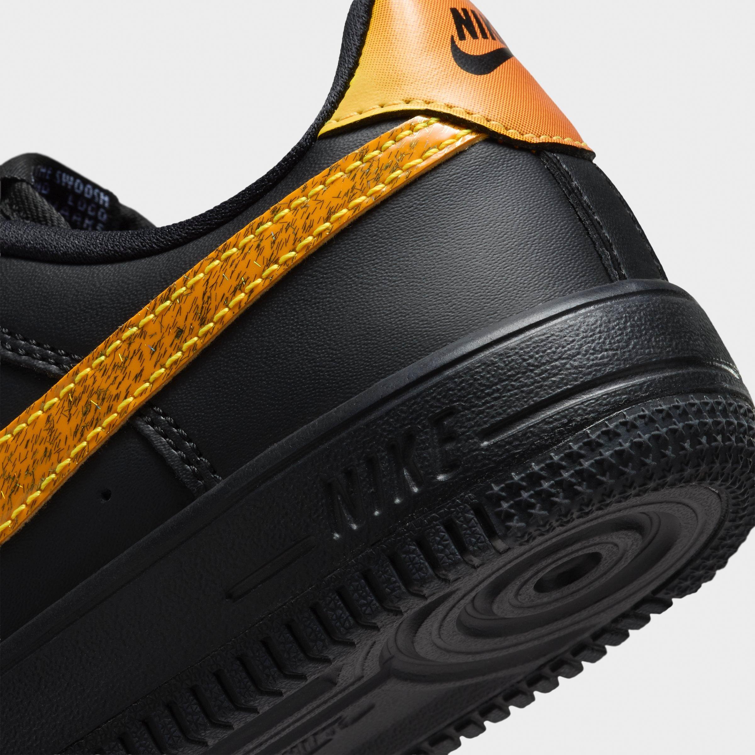 Little Kids' Nithtke Force 1 Casual Shoes - Part 1 - Black/Laser Orange/Picante Red/Action Grape - Detail shot