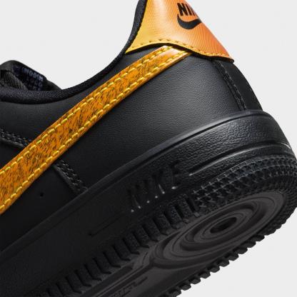 Little Kids' Nithtke Force 1 Casual Shoes - Part 1 - Black/Laser Orange/Picante Red/Action Grape - Detail shot