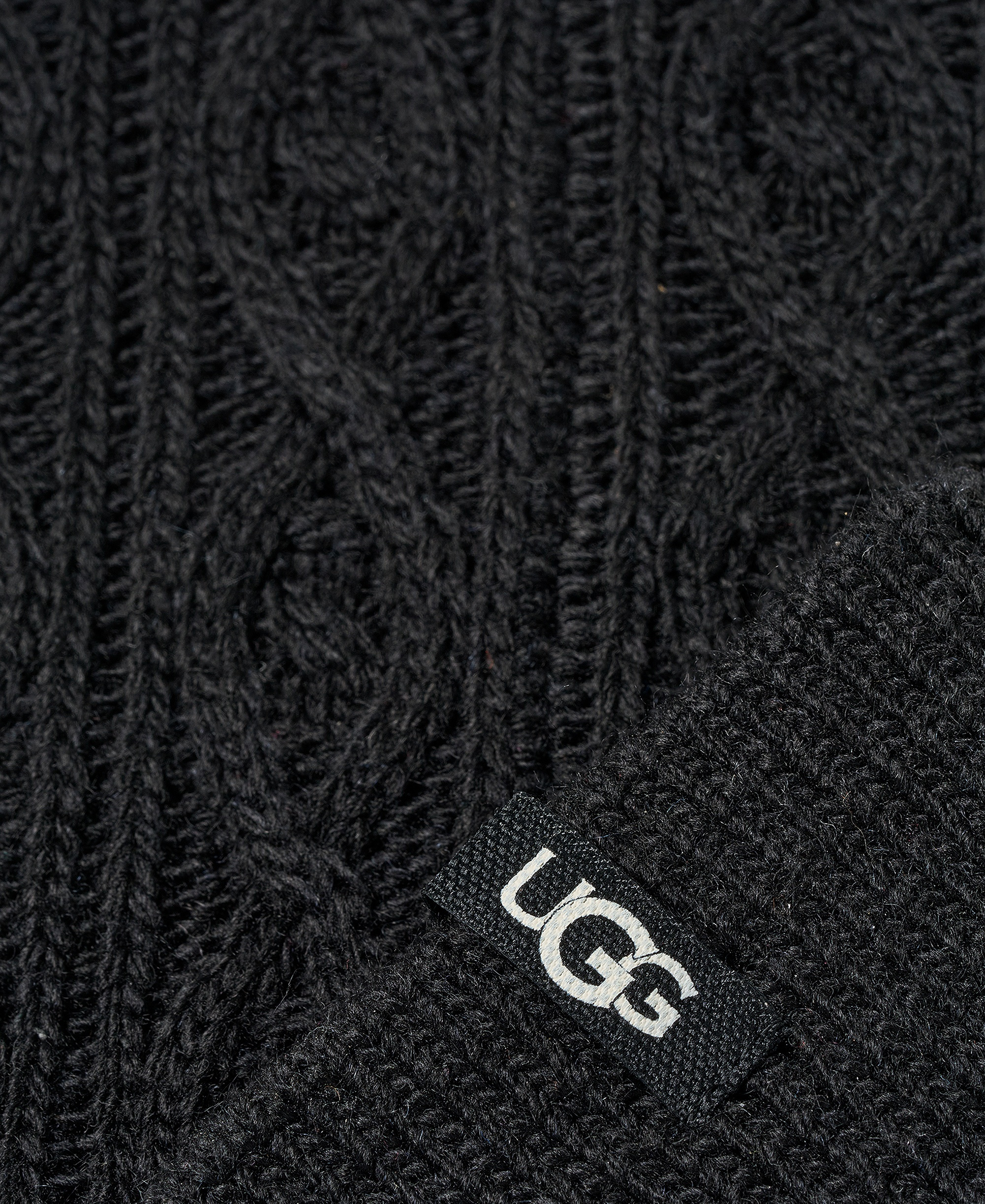 UGG® Women's Rensa Cable-Knit Knee-High Socks - Black