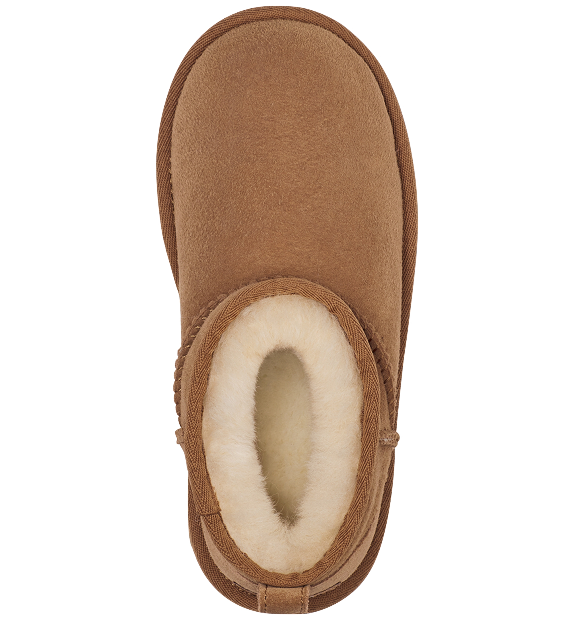 UGG® Kids Classic Ultra Mini Twinface Sheepskin Booties - Chestnut