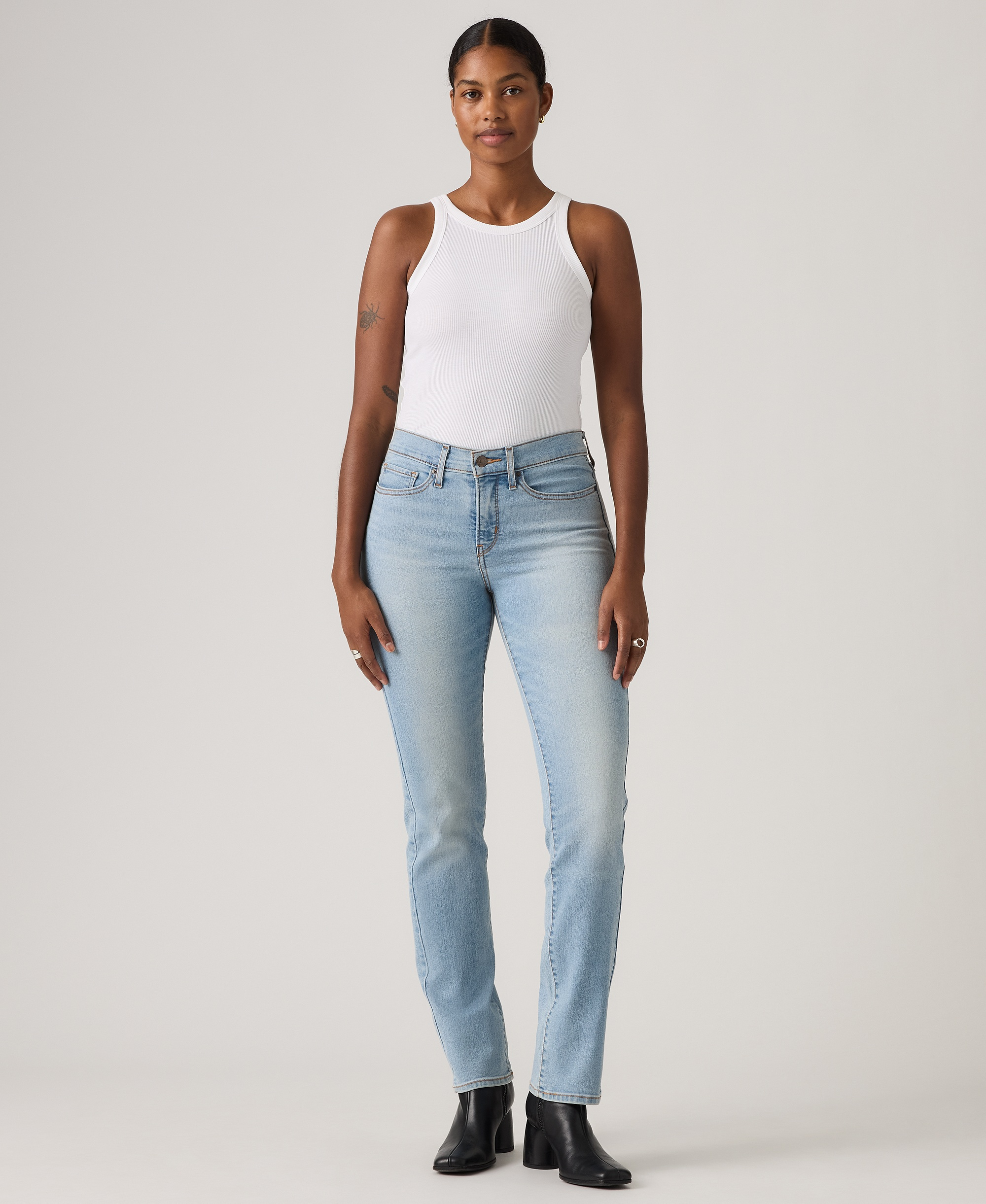 Levi's Women's 314 Shaping Slimming Straight Leg Mid-Rise Jeans