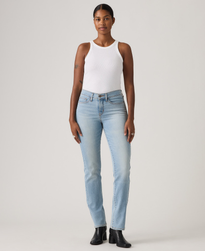 Levi's Women's 314 Shaping Slimming Straight Leg Mid-Rise Jeans
