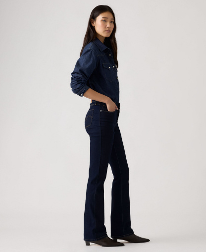 Levi's Women's Casual Classic Mid Rise Bootcut Jeans - Darkest Sky