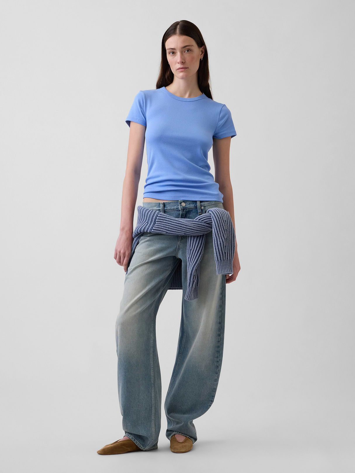 Modern Crew T-Shirt - Moore blue