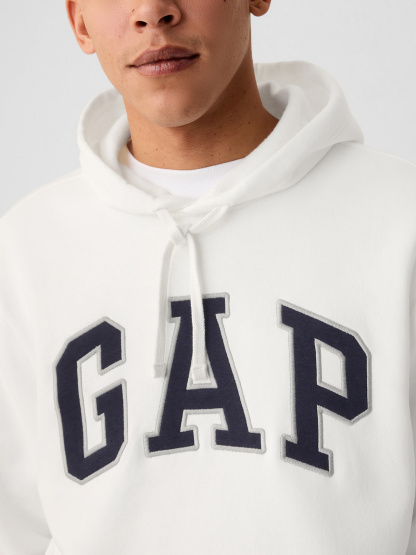 Adult VintageSoft Arch Logo Hoodie - New off white