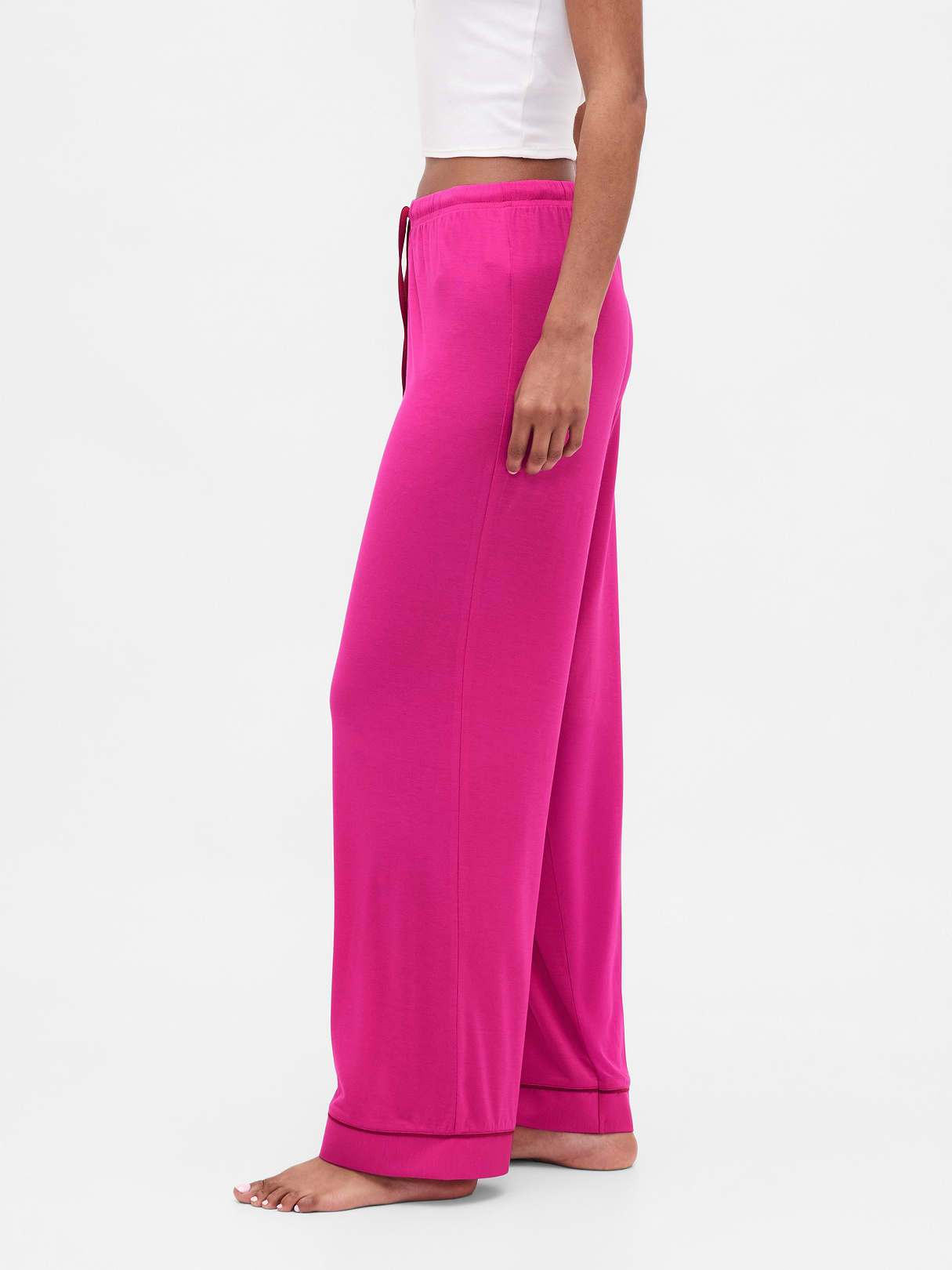 SoftMade Modal PJ Pants - Bright fuchsia pink