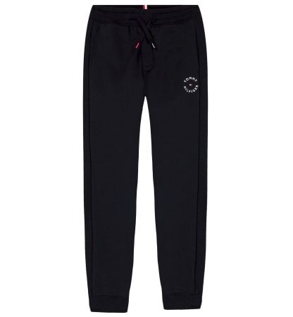 Tommy Hilfiger Boys' 8-20 Logo Knit Jogger Pants - Black