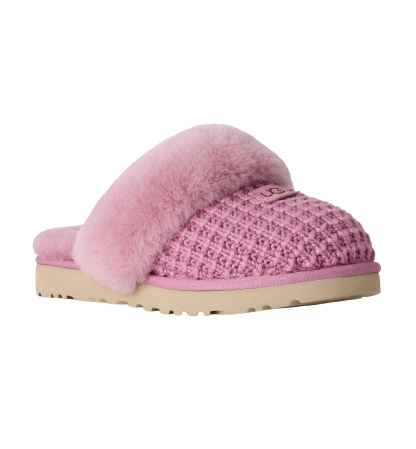 UGG® Women's Cozy Faux-Shearling Round Toe Slippers - Dusty Orchid