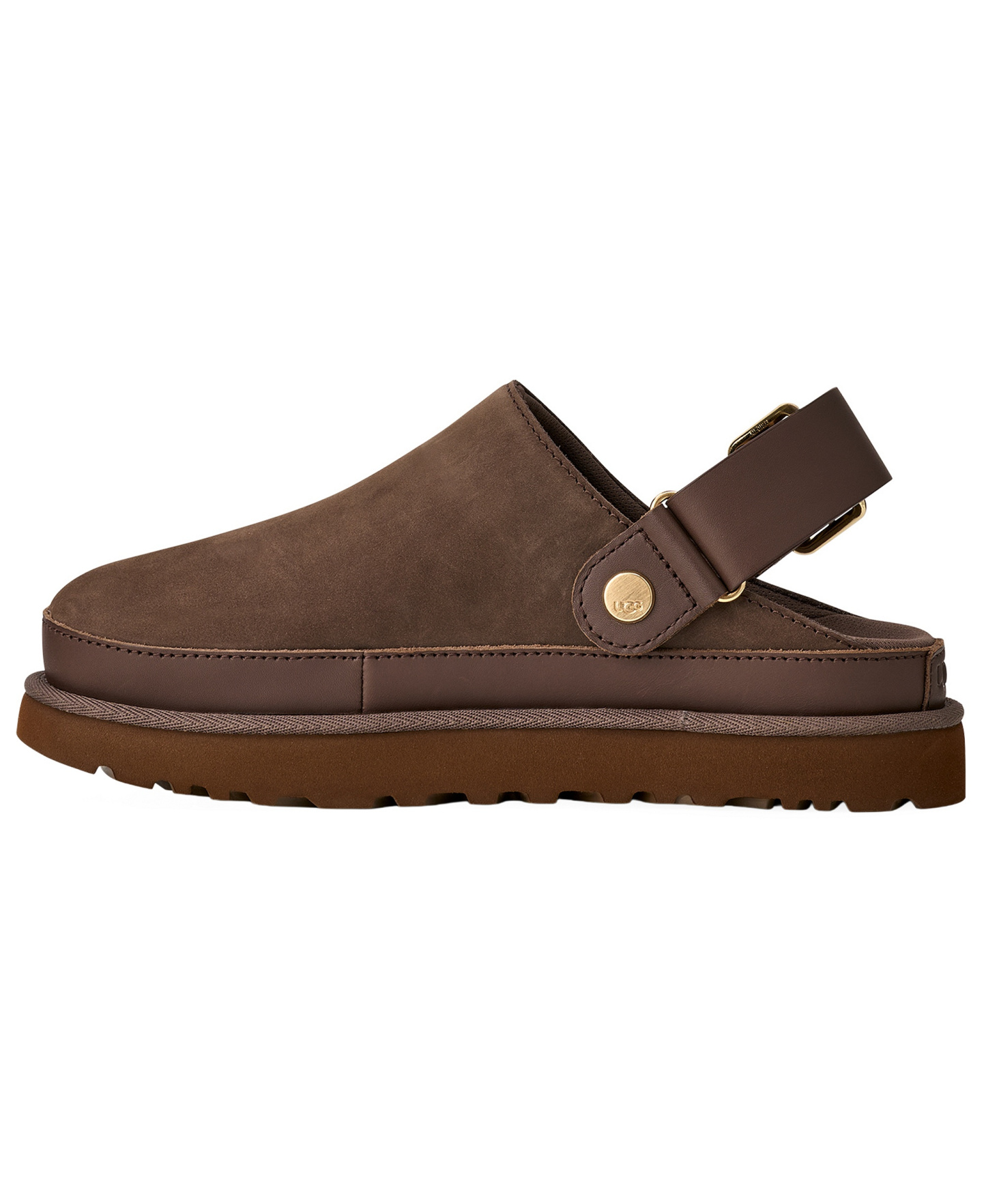 UGG® Women's Goldenstar Villa Round Toe Clogs - Molasses