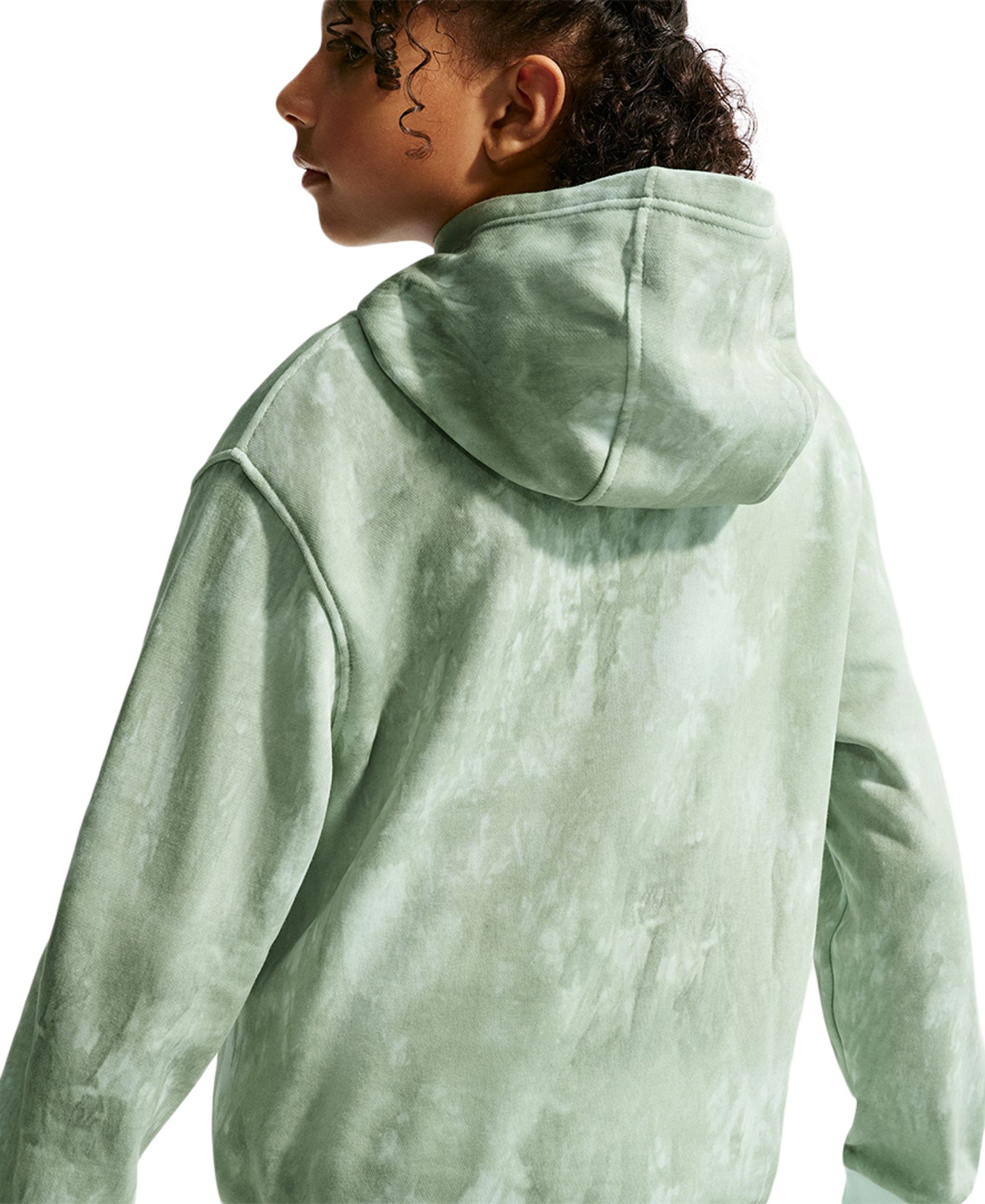 Nike Boys' and Girls' Sportswear Club 8-20 French Terry Hoodie - Barely Green/Steam