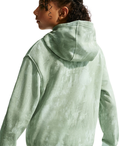 Nike Boys' and Girls' Sportswear Club 8-20 French Terry Hoodie - Barely Green/Steam