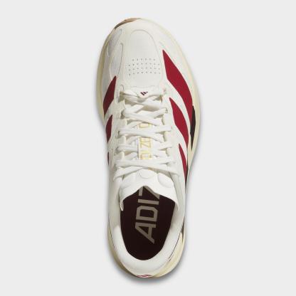 Women's adidas Adizero EVO SL Exo Running Shoes - Part 2 - Core White/Team Victory Red/Cream White - Top view