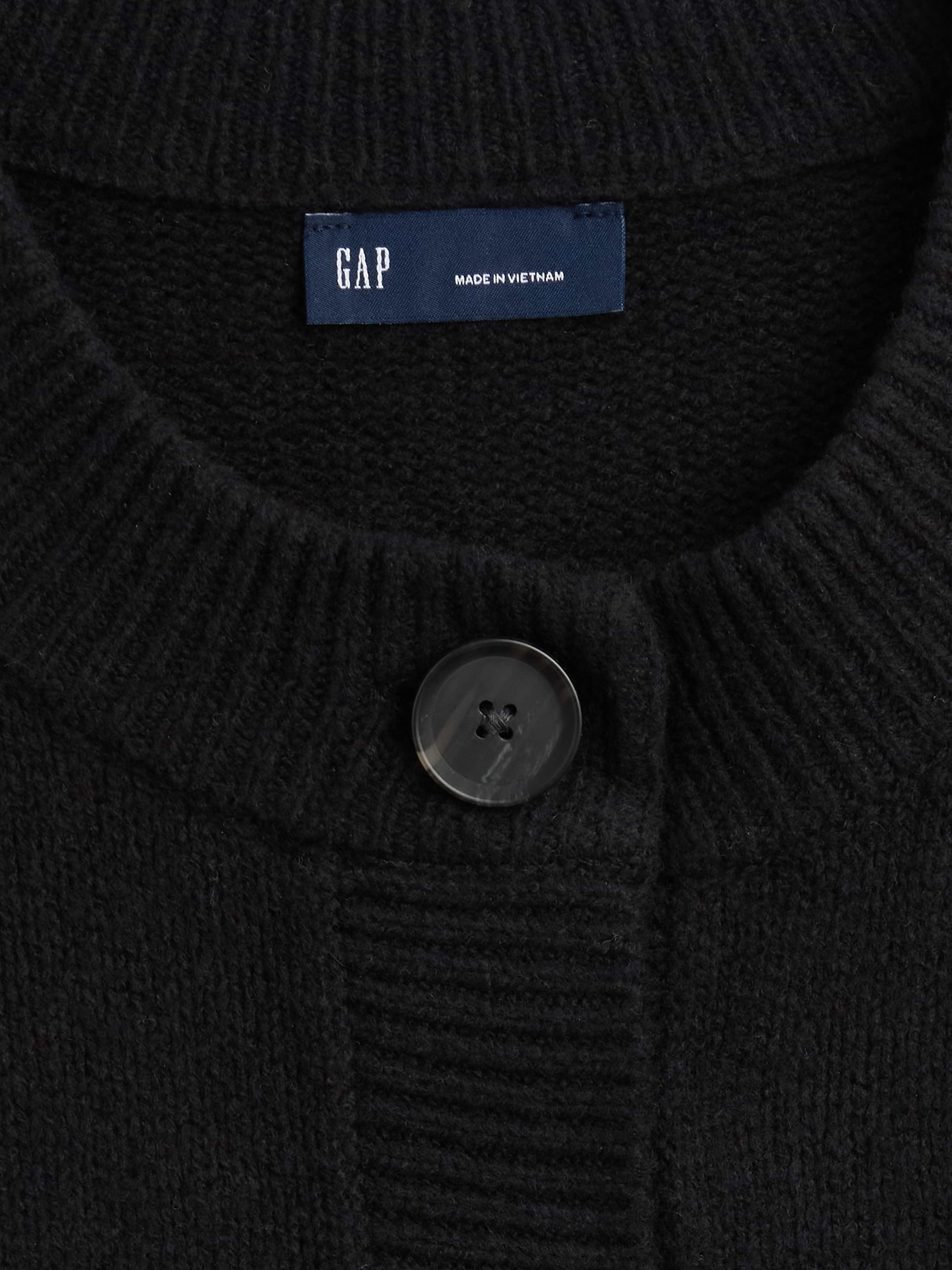 CashSoft Oversized Chunky Cardigan - Black