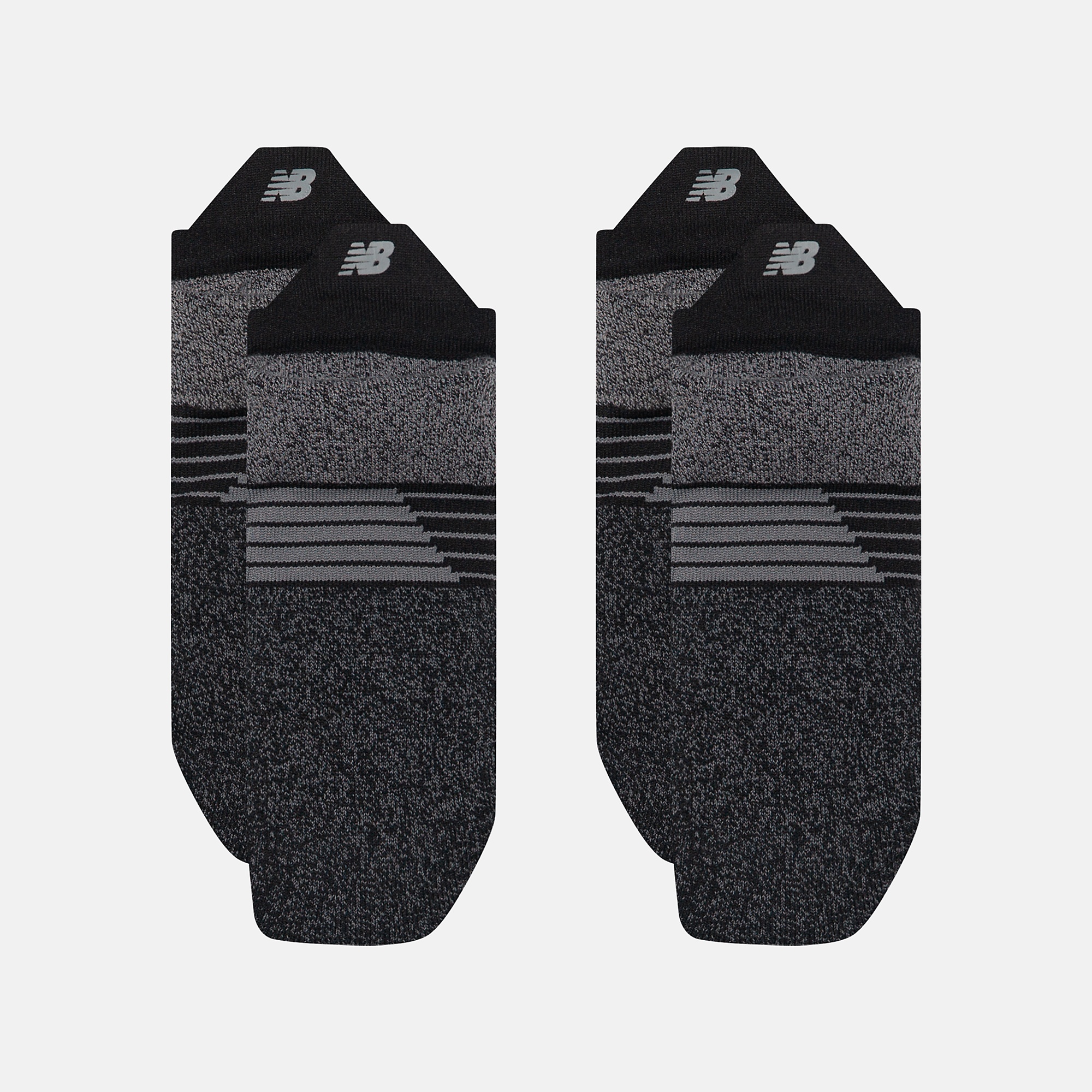 New Balance Pro Training Cushion Tab Socks 2 Pack, LAS25143BK
