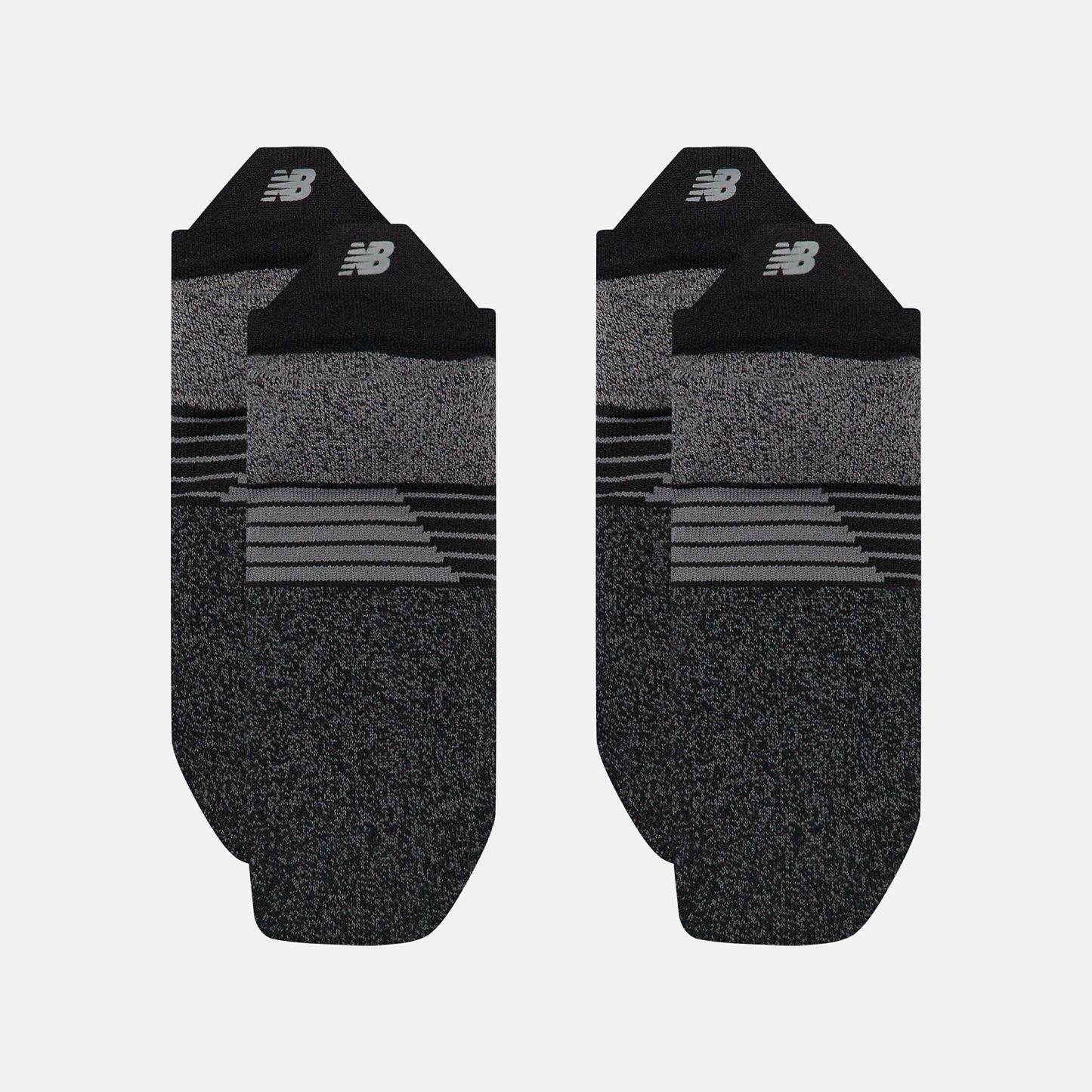 New Balance Pro Training Cushion Tab Socks 2 Pack, LAS25143BK