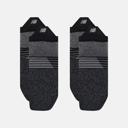 New Balance Pro Training Cushion Tab Socks 2 Pack, LAS25143BK