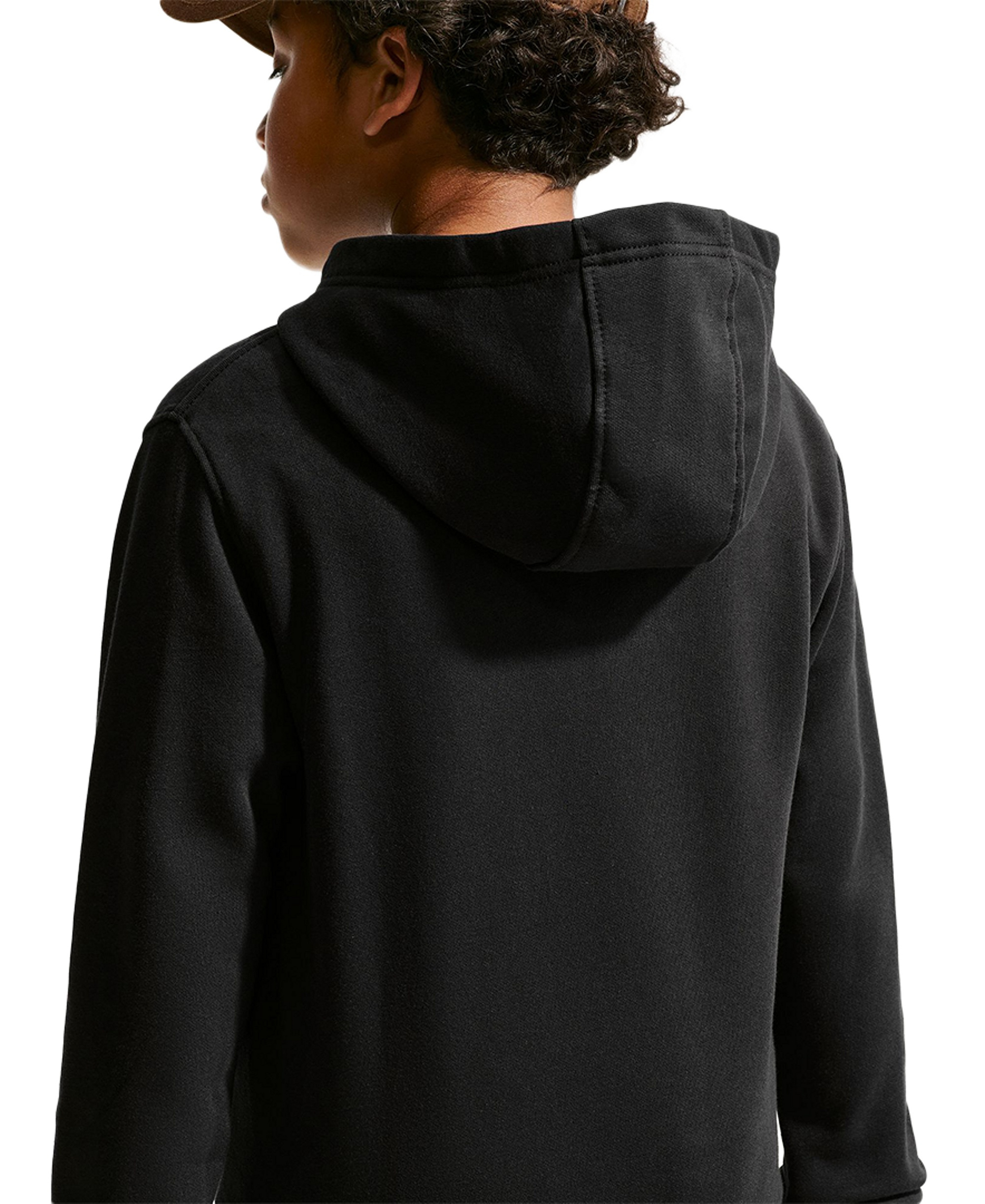 Nike Boys' 8-20 Sportswear Club Fleece Long-Sleeve Hoodie - Black