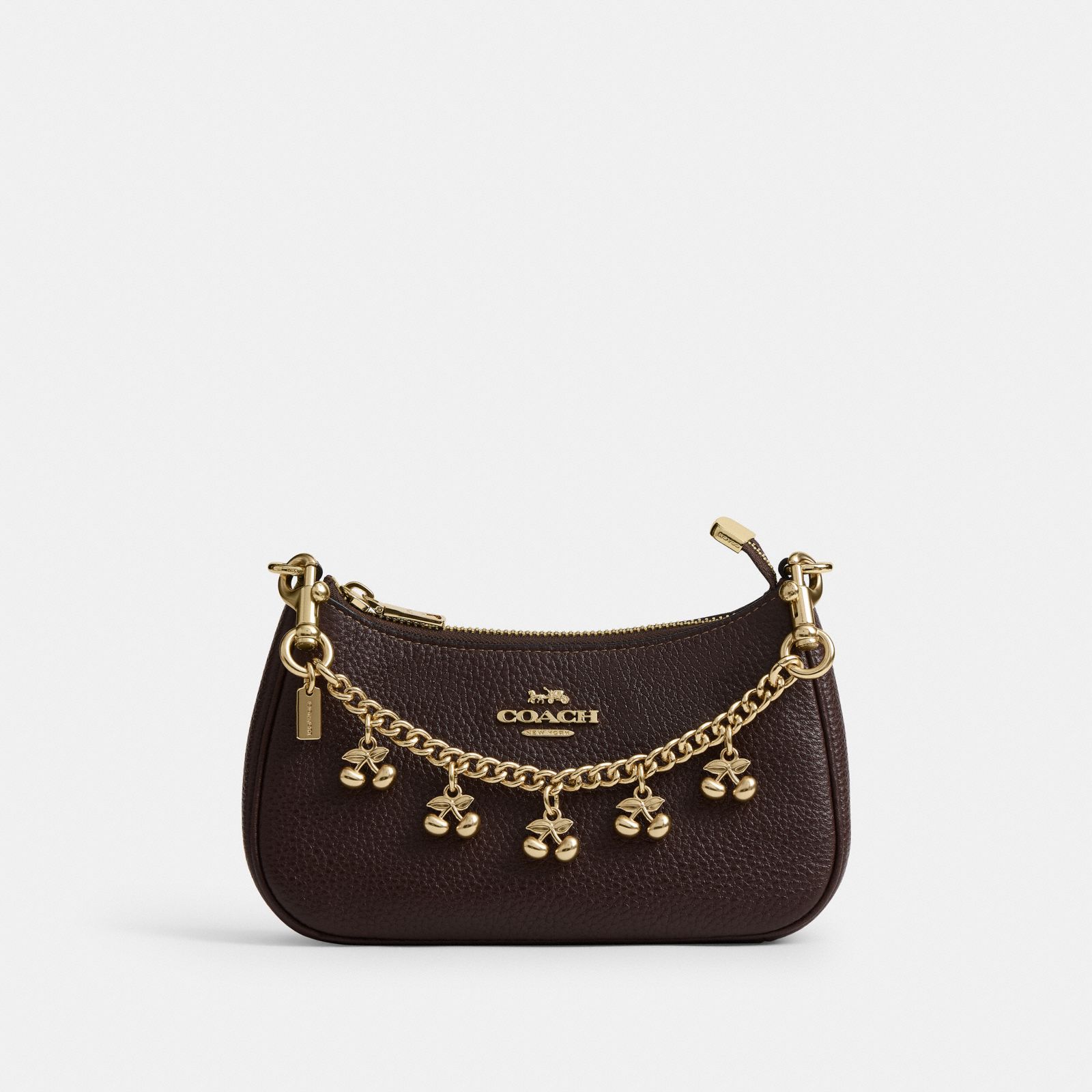 Bag Charm Chain With Cherry Charms - Gold/Gold - view 2